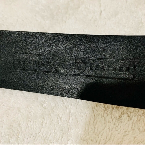 FOSSIL Tooled Belt Floral Rhinestone Jeweled Sz M - Picture 5 of 6